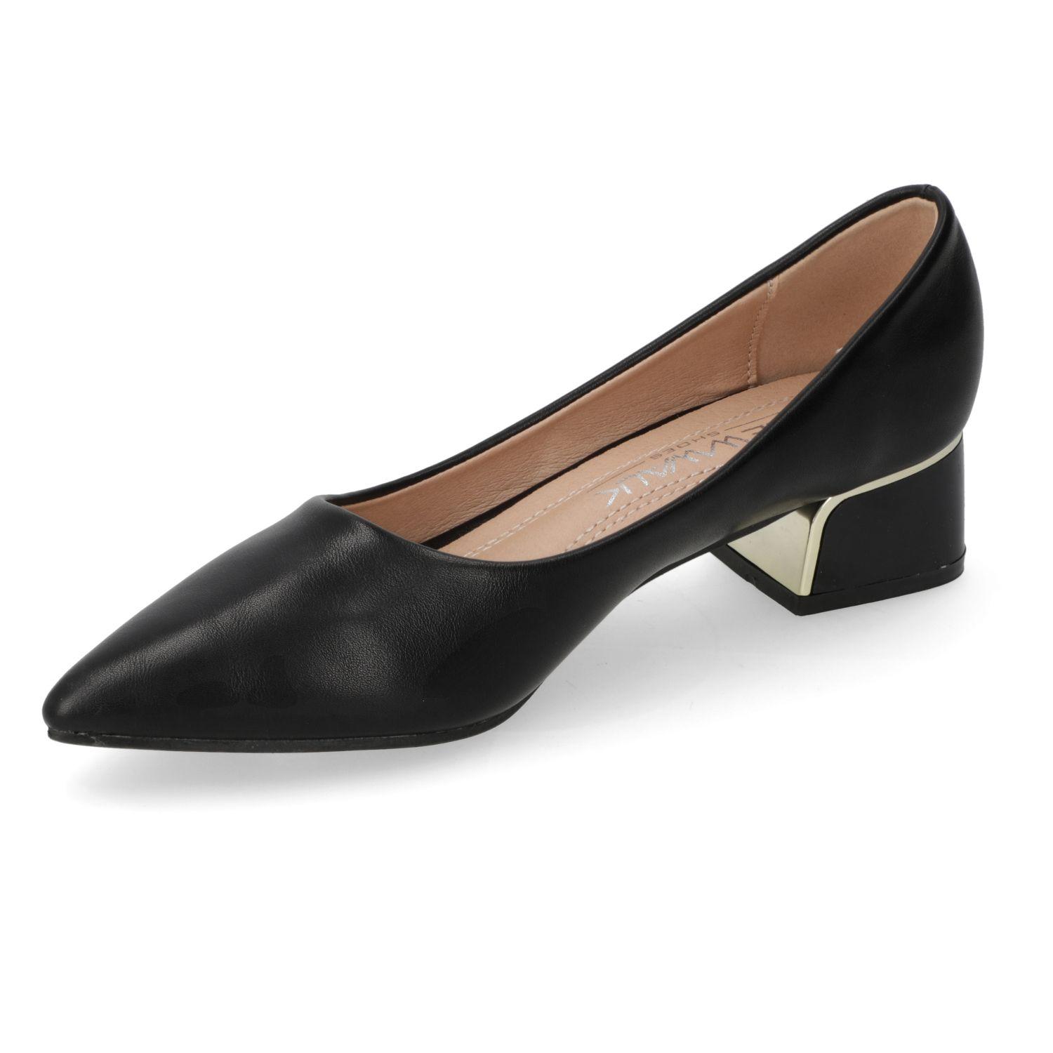 Zapato taco New Walk Negro 15885-2