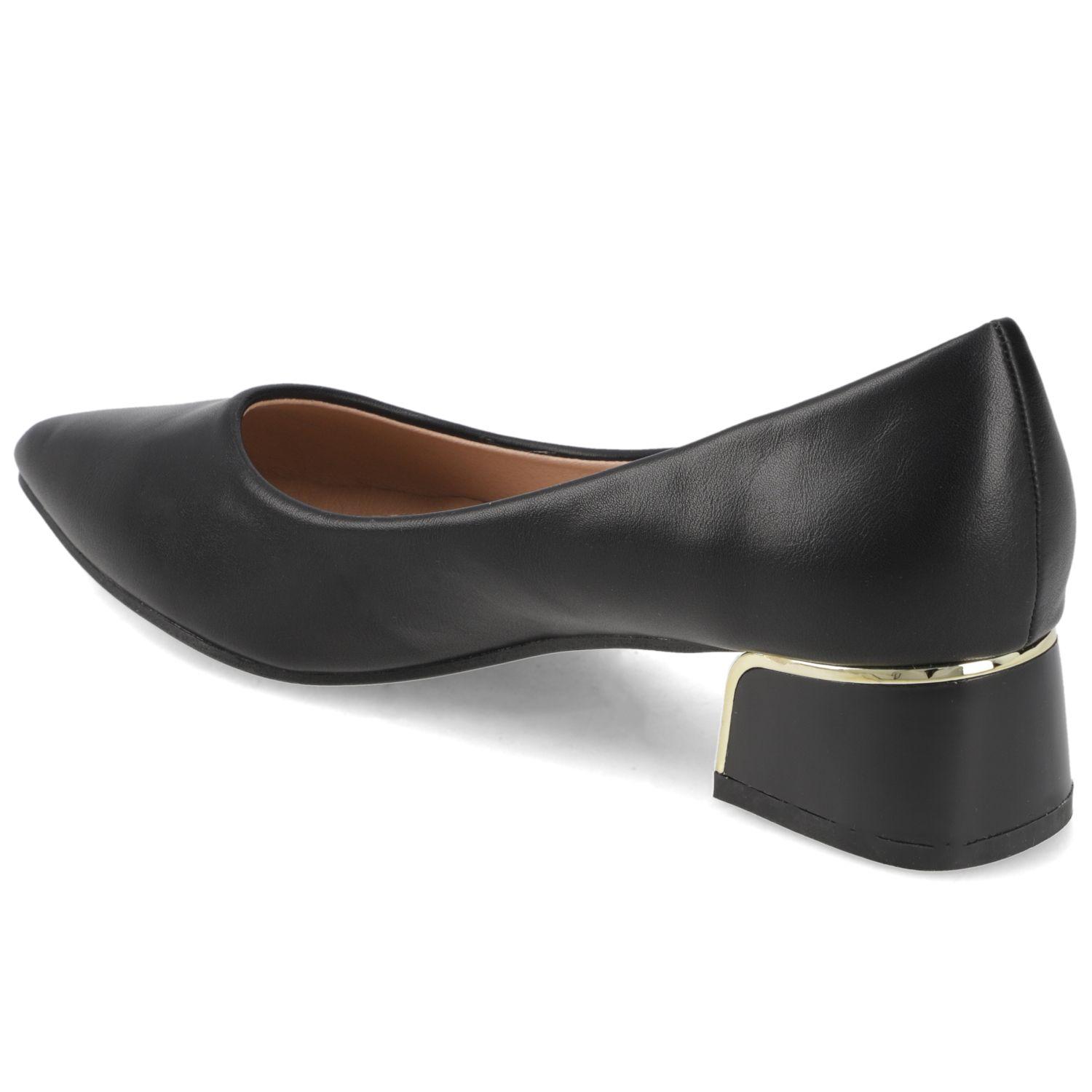 Zapato Taco Negro New Walk-3