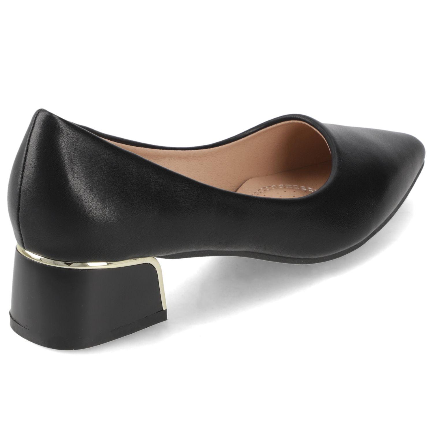 Zapato Taco Negro New Walk-4