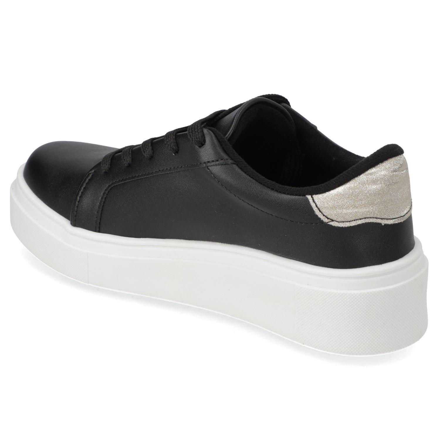Zapatillas Casuales Negras Con Dorado Vizzano-3