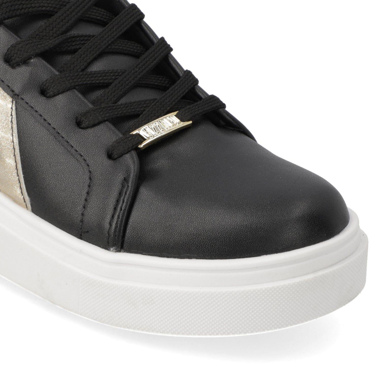 Zapatillas Casuales Negras Con Dorado Vizzano-5