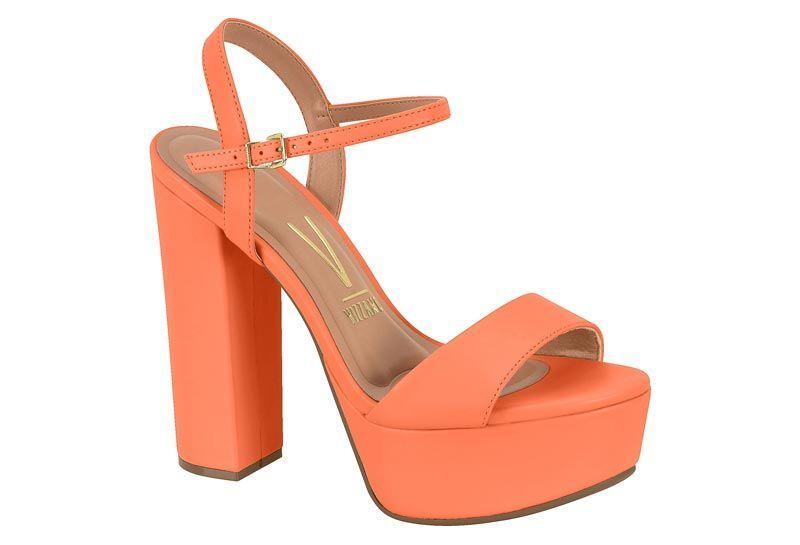 Sandalia Taco Cuadrado Vizzano Naranjo Modelo 6282-455-20076-89647-0