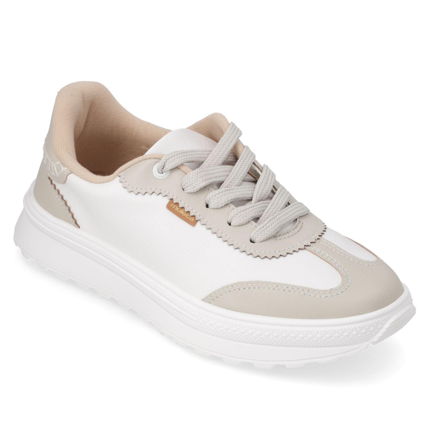 Zapatilla Casual Blanco Moleca-0