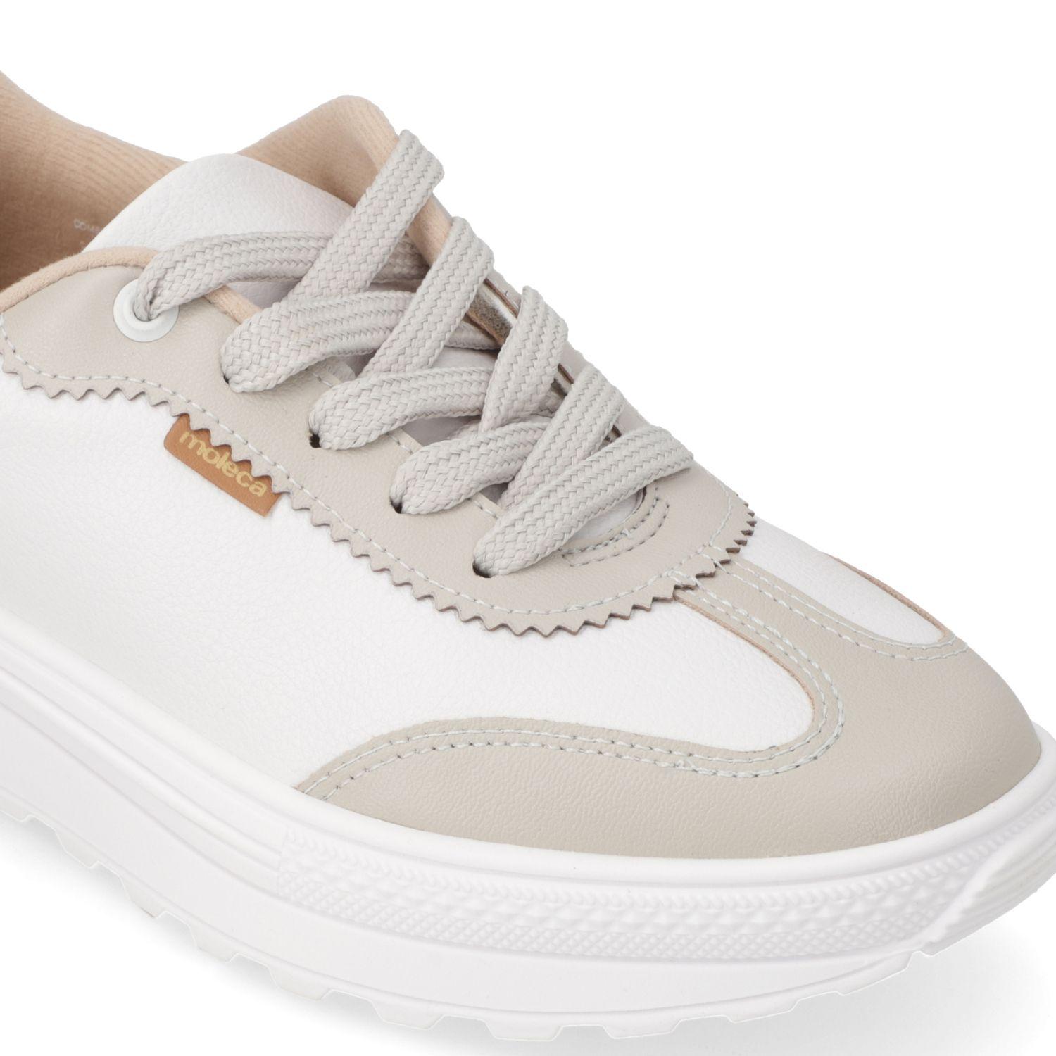 Zapatilla Casual Blanco Moleca-5