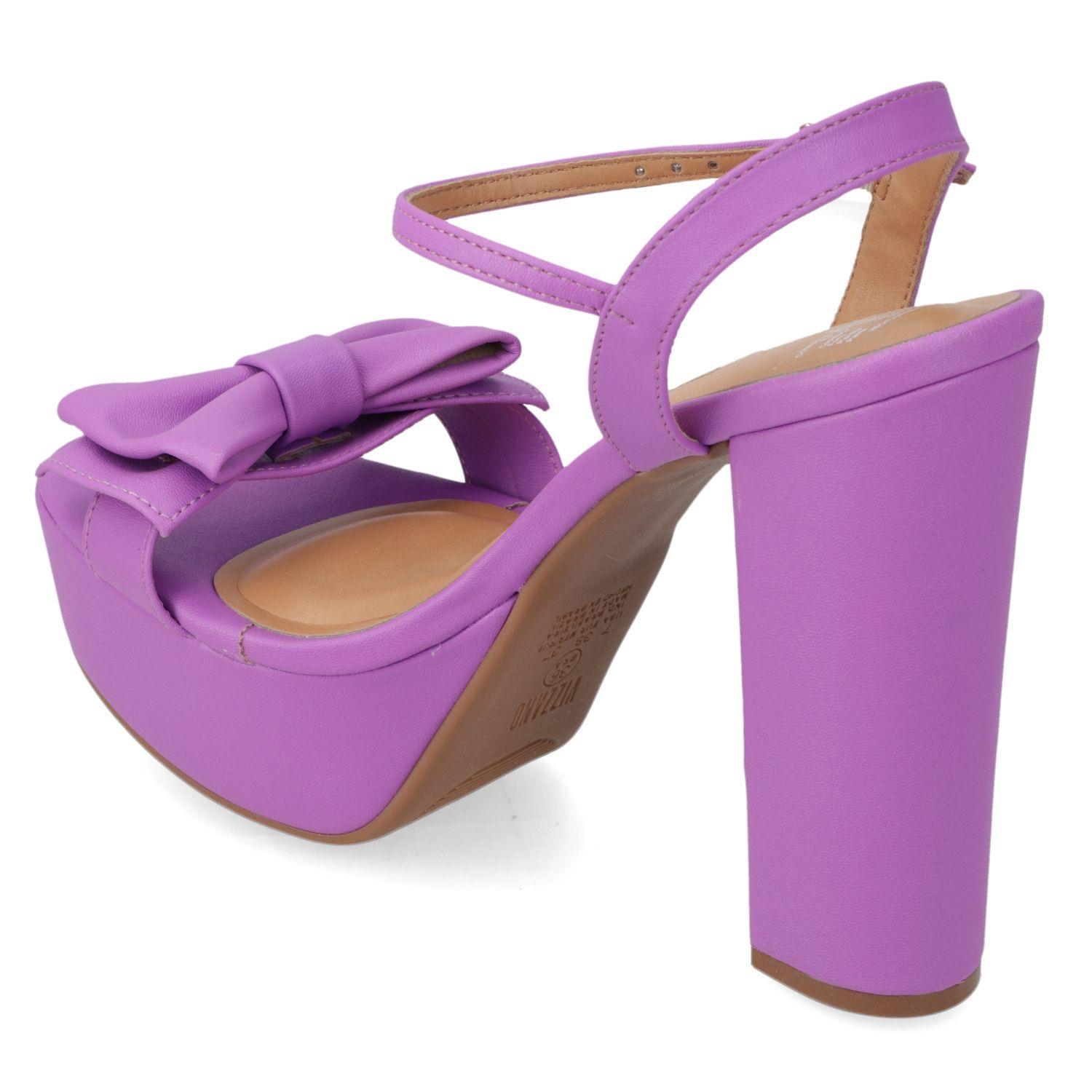 Sandalia Taco Vizzano Morado 14083-3