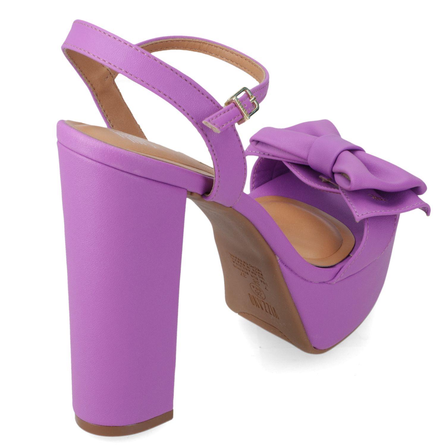 Sandalia Taco Vizzano Morado 14083-4