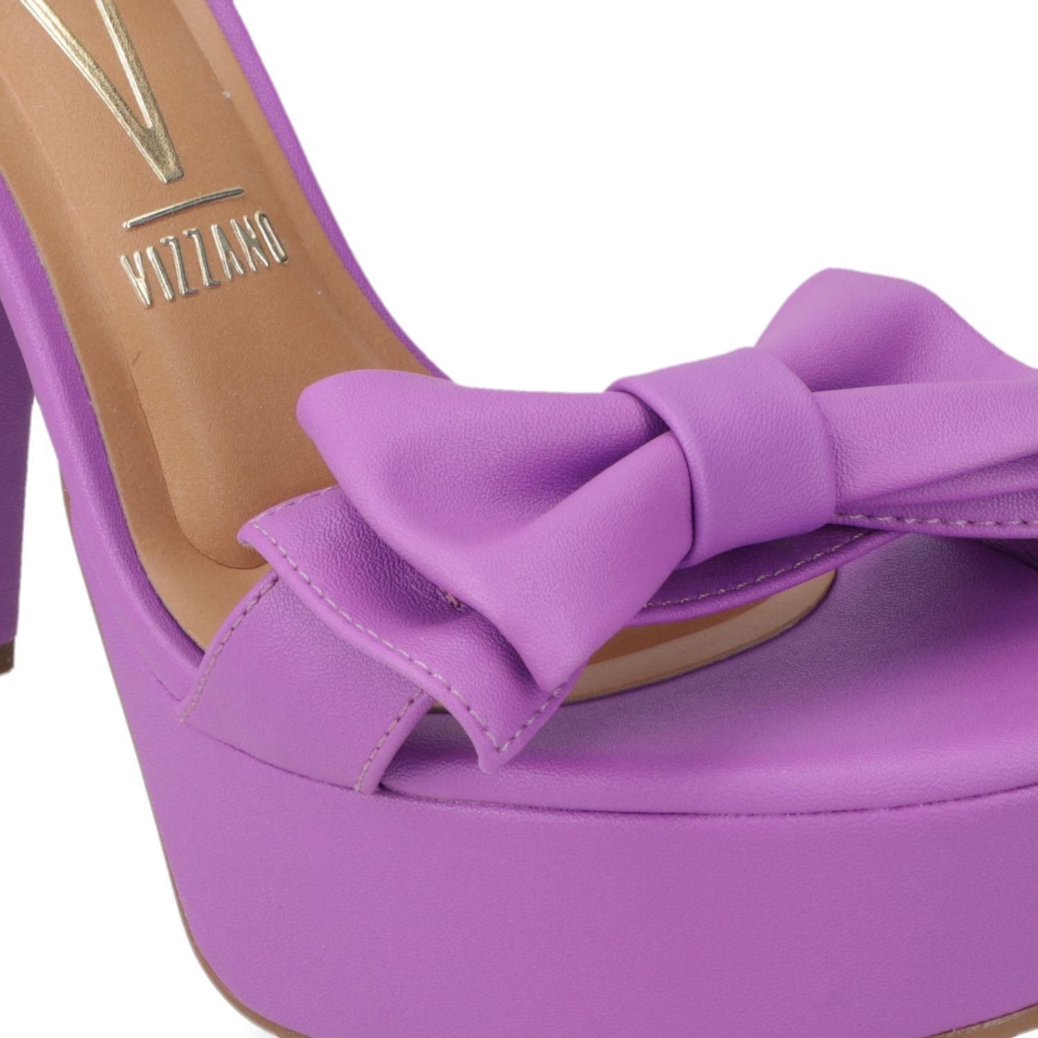 Sandalia Taco Vizzano Morado 14083-5