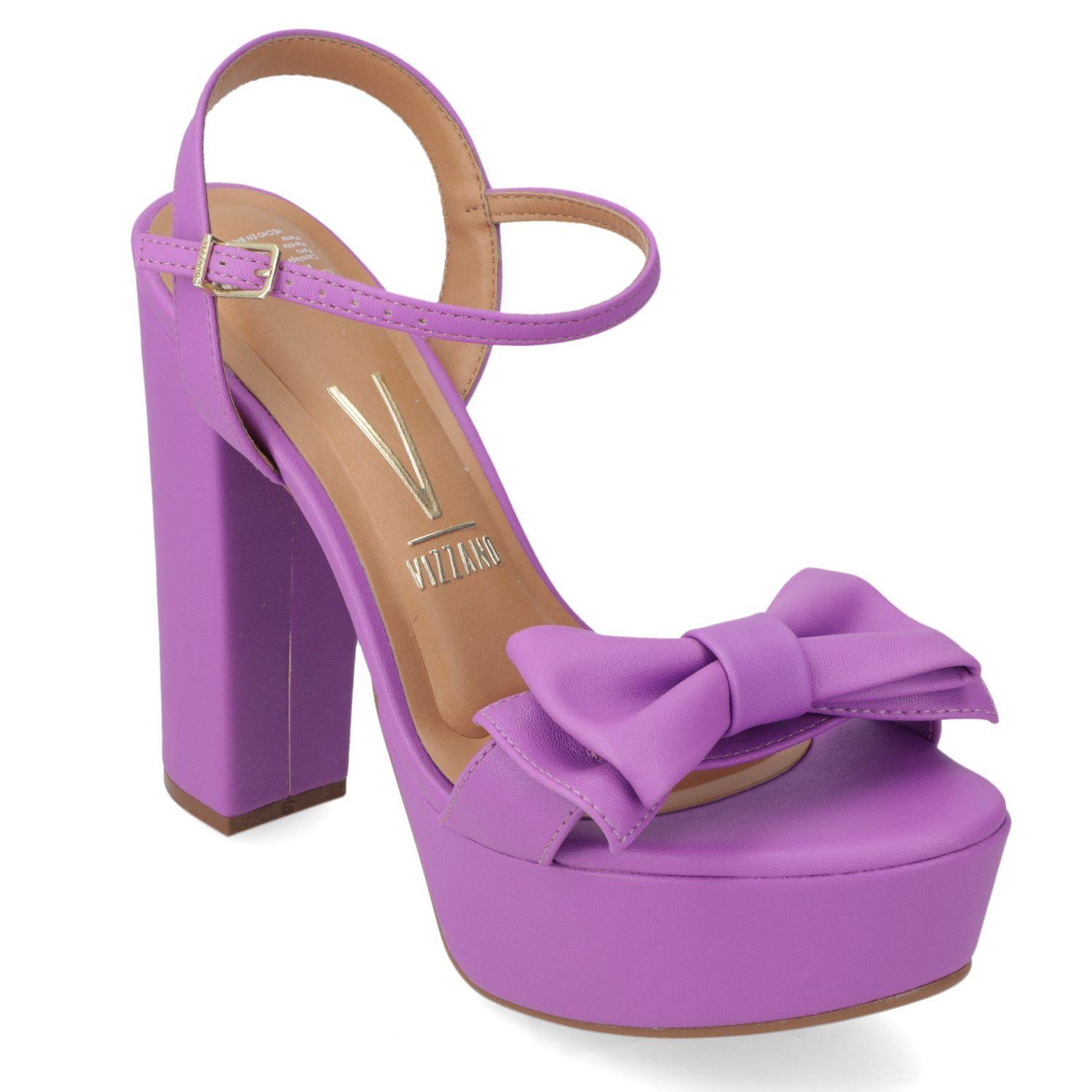 Sandalia Taco Vizzano Morado 14083-0