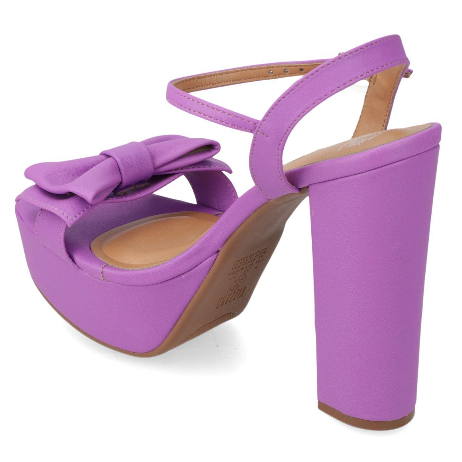 Sandalia Taco Vizzano Morado 14083-3