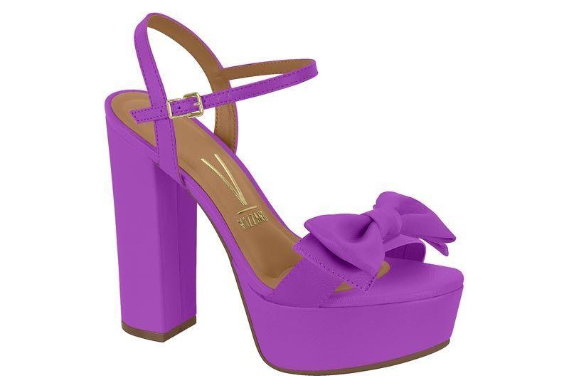 Sandalia Taco Vizzano Morado 14083-6