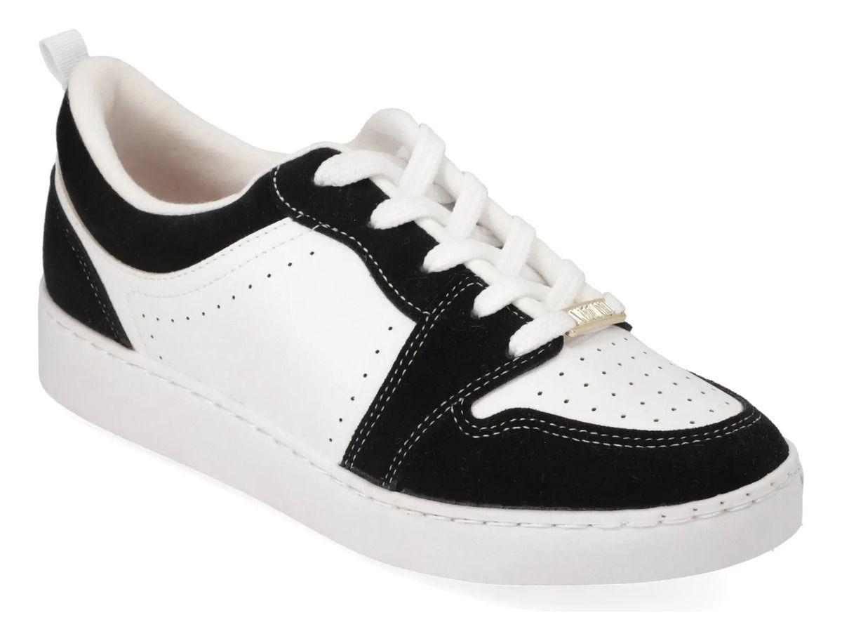Zapatilla Casual Blanco Con Negro Vizzano-0