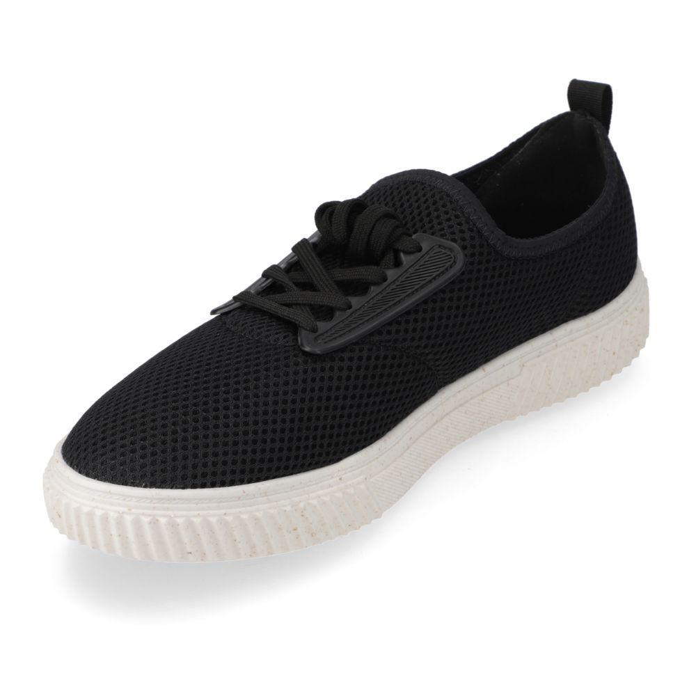 Zapatilla Casual Hombre Activitta Malla Negro-2