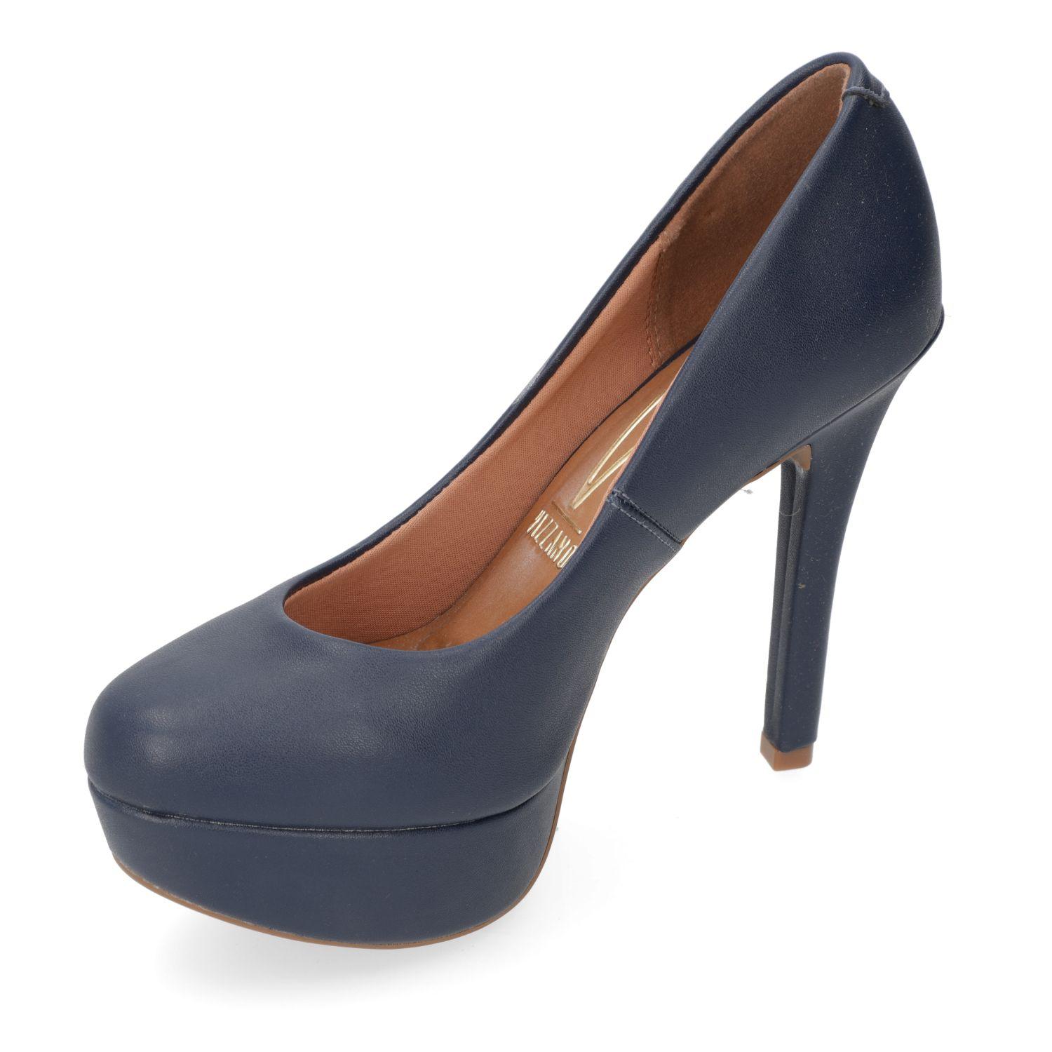 Stiletto Vizzano Azul Marino Taco 13 Cm-2