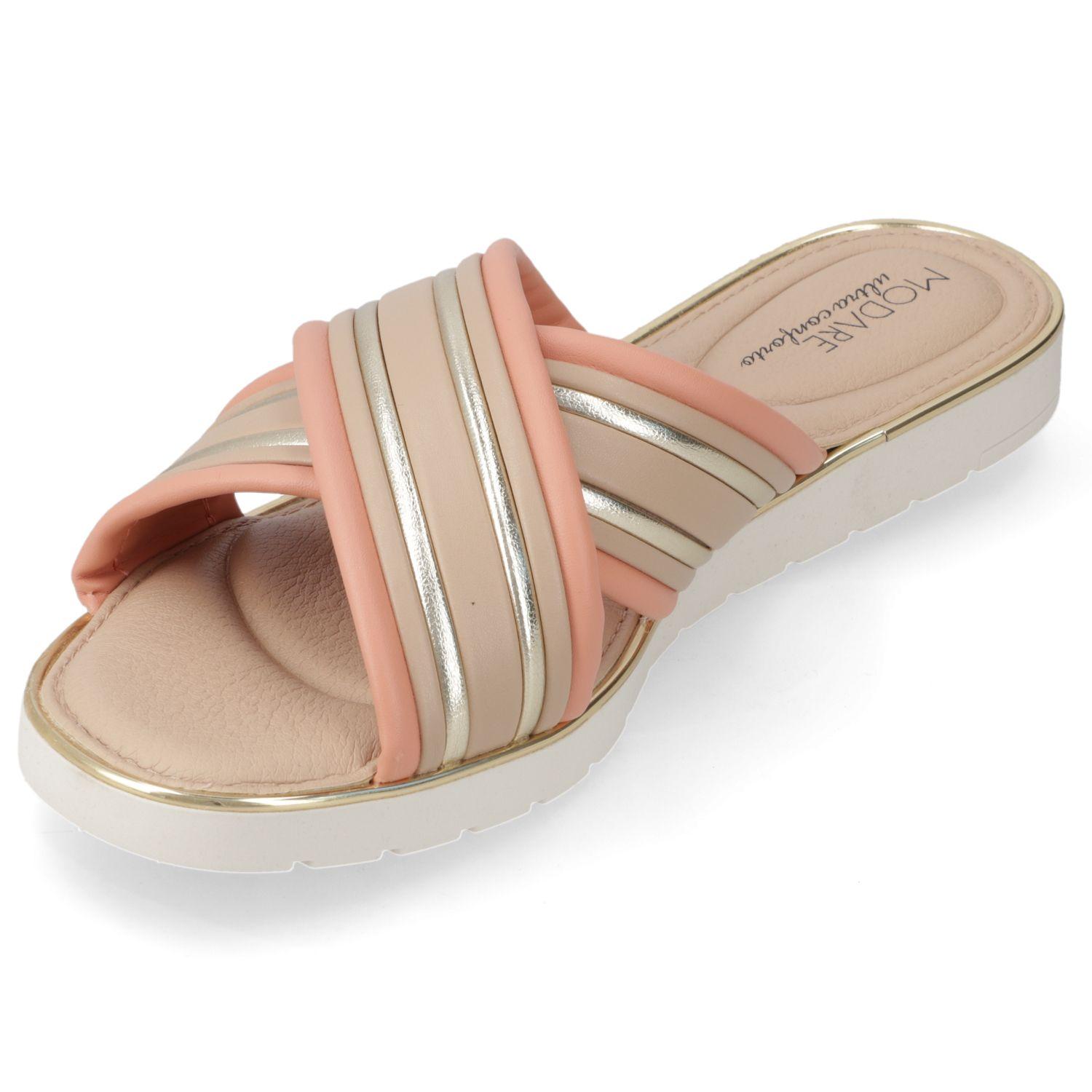 Sandalia Plana Modare Coral 13937-2