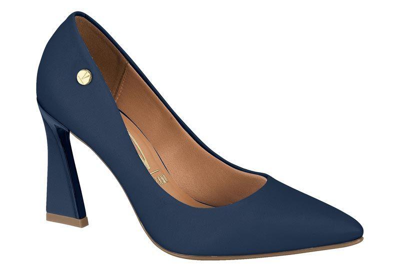 Zapato Mujer Taco Cuadrado Stiletto Azul 1388-100- Vizzano-0