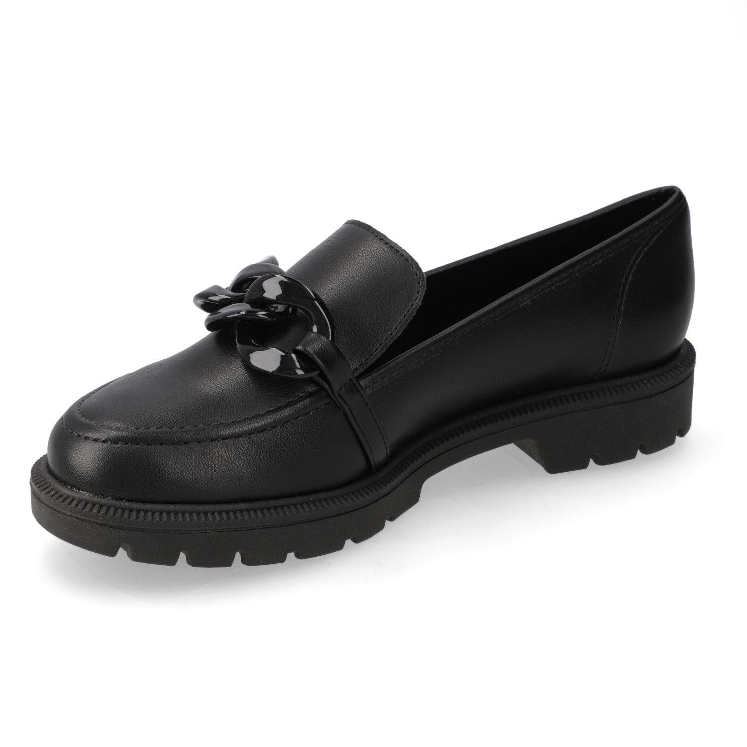 Mocasin Beira Rio Negro Efecto Cuero  Negro/Negro Napa Turim-2
