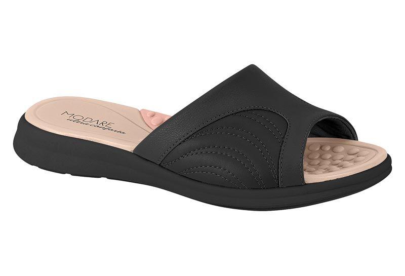 Sandalia Plana Modare Negro 13921-0