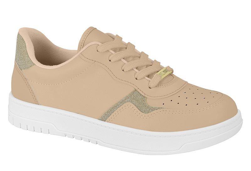 Zapatilla Casual Vizzano Beige/Dorado Pelica/Tela Shine Paris-0
