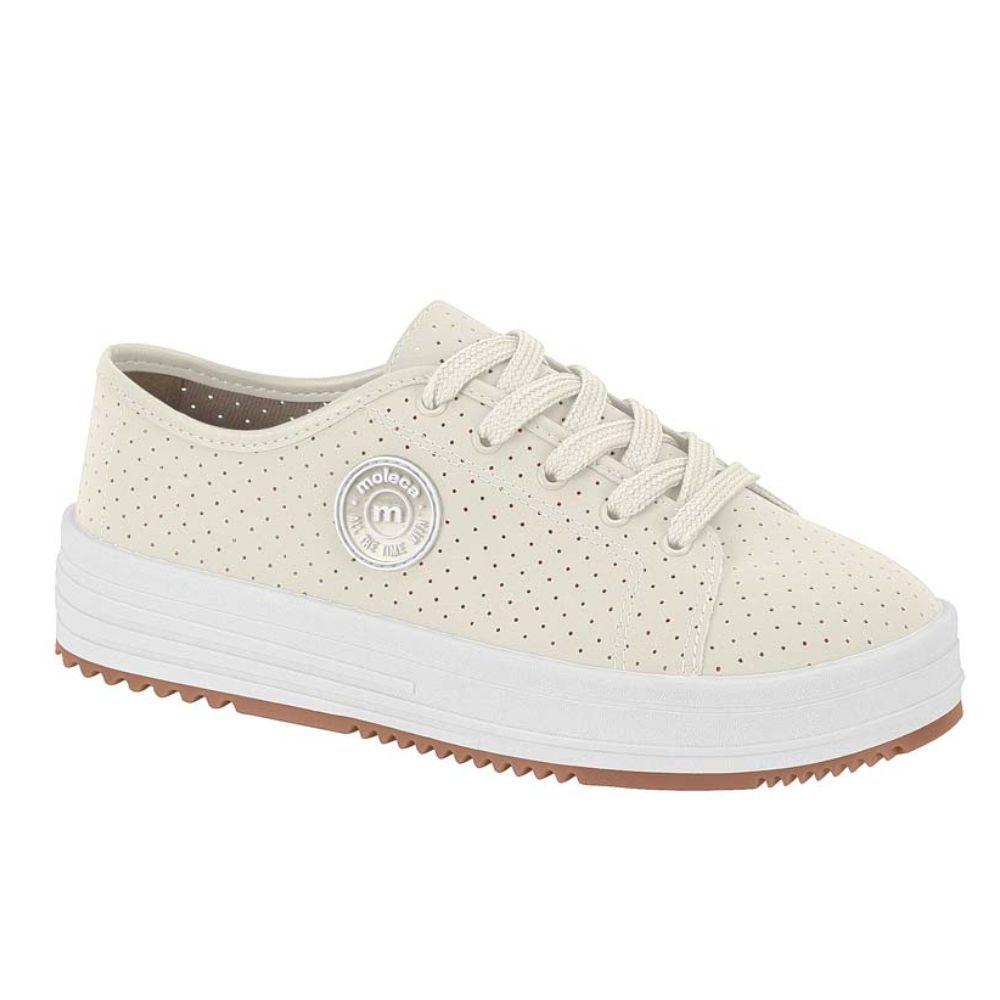 Zapatilla Mujer Moleca Blanco-0