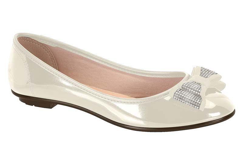 Ballerina Mujer Charol Blanco 5027-1477 Moleca-0