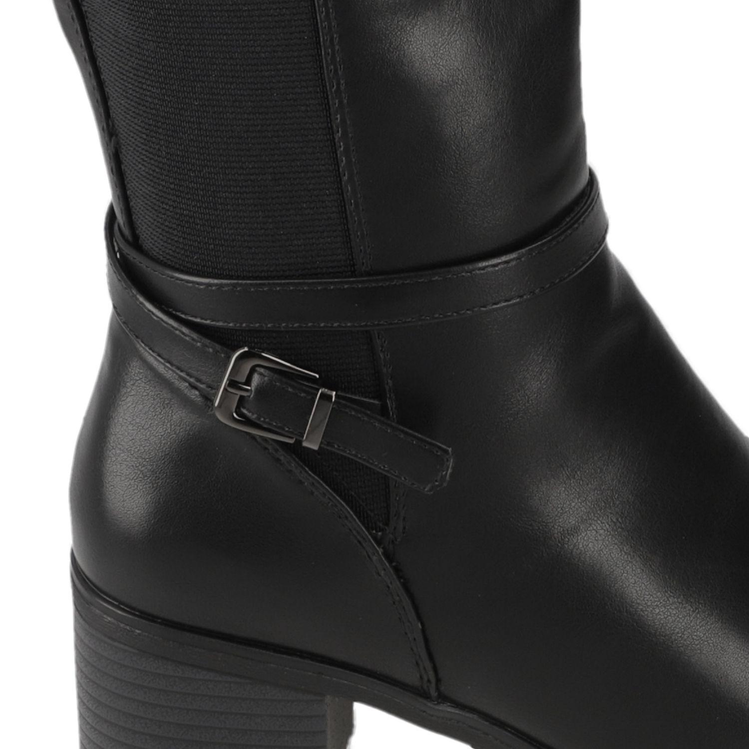 Bota Mujer Alquimia Negro 4872-5