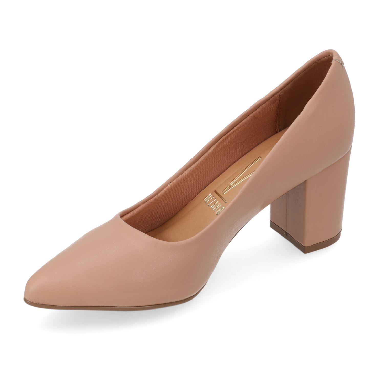 Zapato Taco Vizzano Nude Taco 10 Cm Efecto Cuero-2