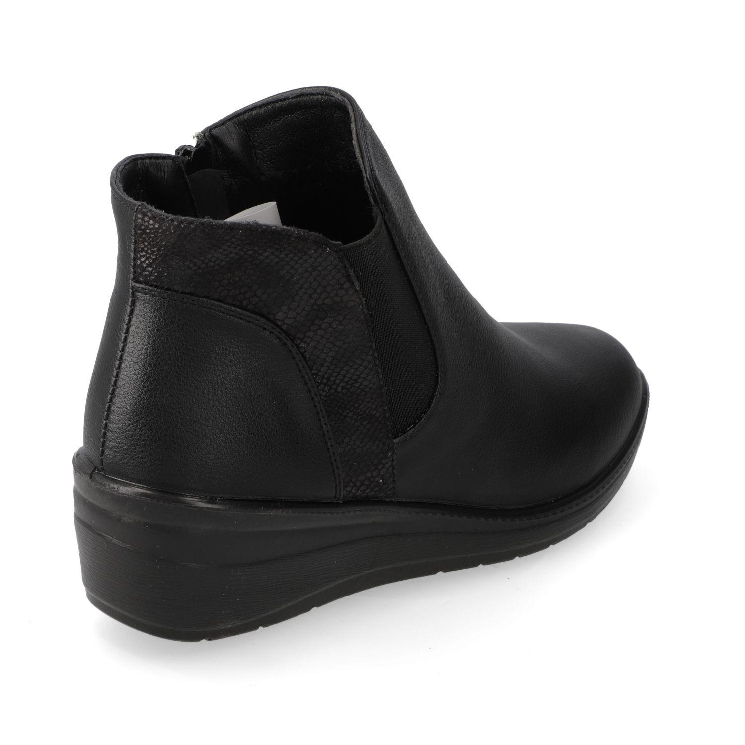 Botin Taco Dorette Negro 14654-3