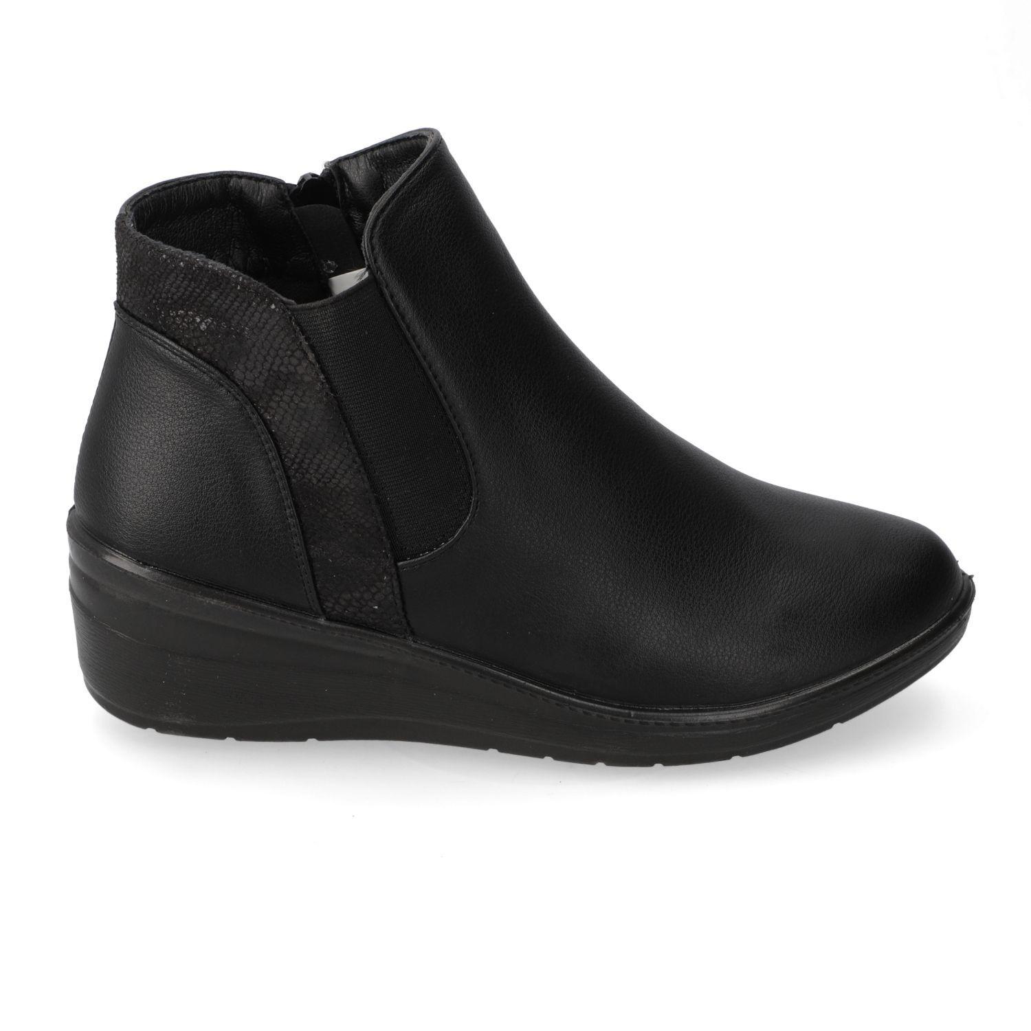 Botin Taco Dorette Negro 14654-1
