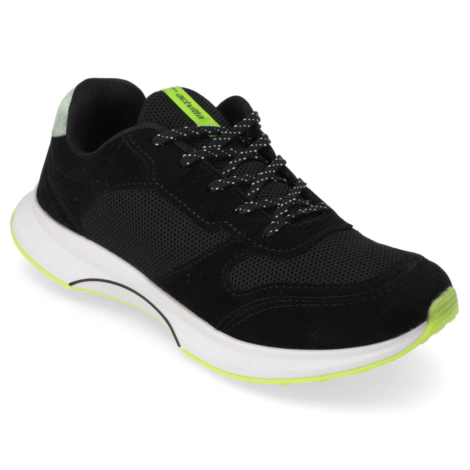 Zapatilla Deportiva Actvitta Negro Textil-0