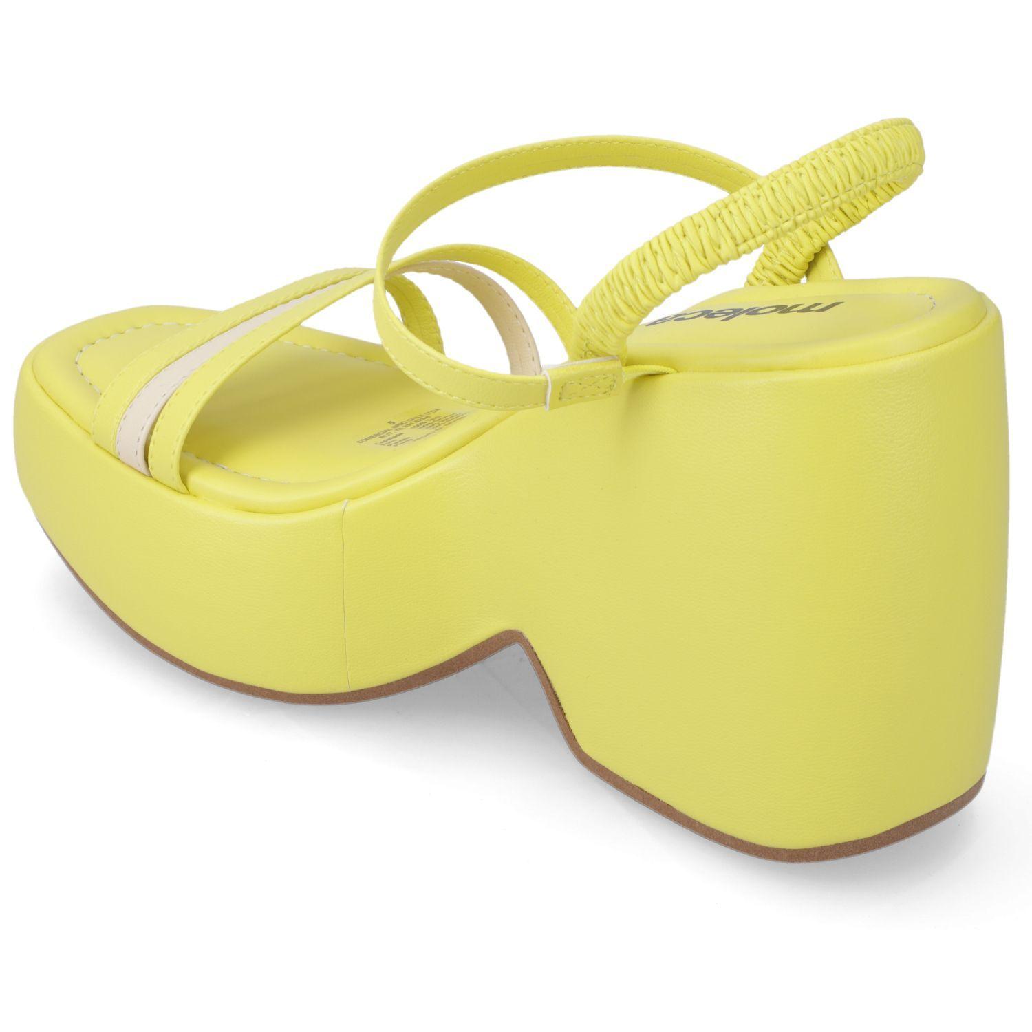 Sandalia Taco Moleca Amarillo 11238-3