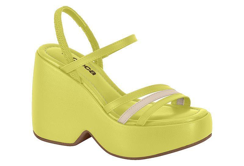 Sandalia Taco Moleca Amarillo 11238-6