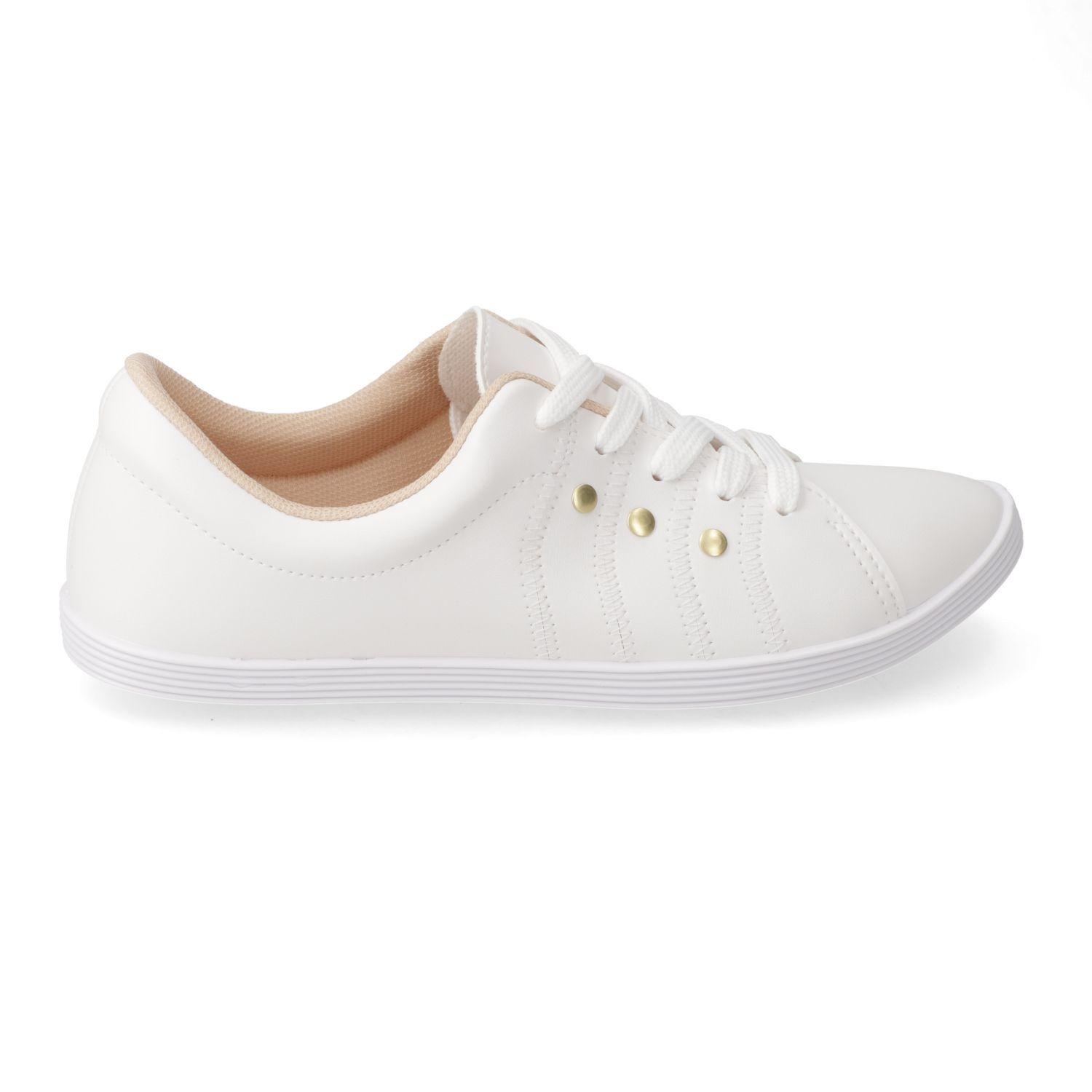 Zapatilla Casual Eco Cuero Beira Rio Blanco-3