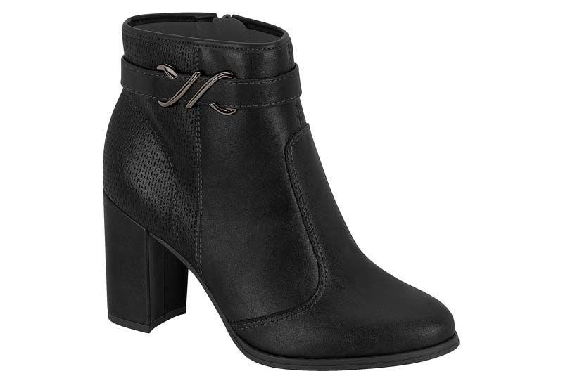 Botin Taco Moleca Negro 16514-6