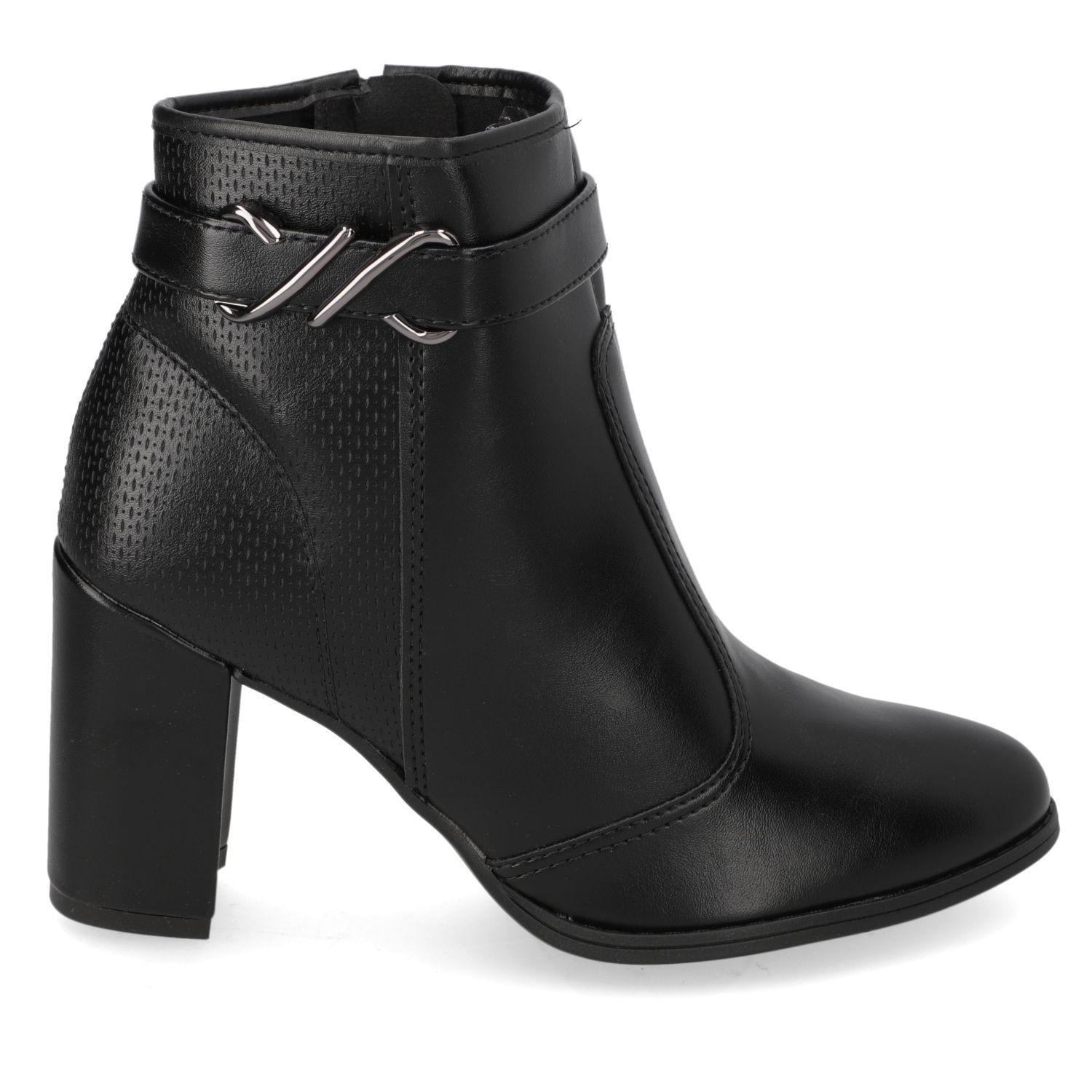 Botin Taco Moleca Negro 16514-1