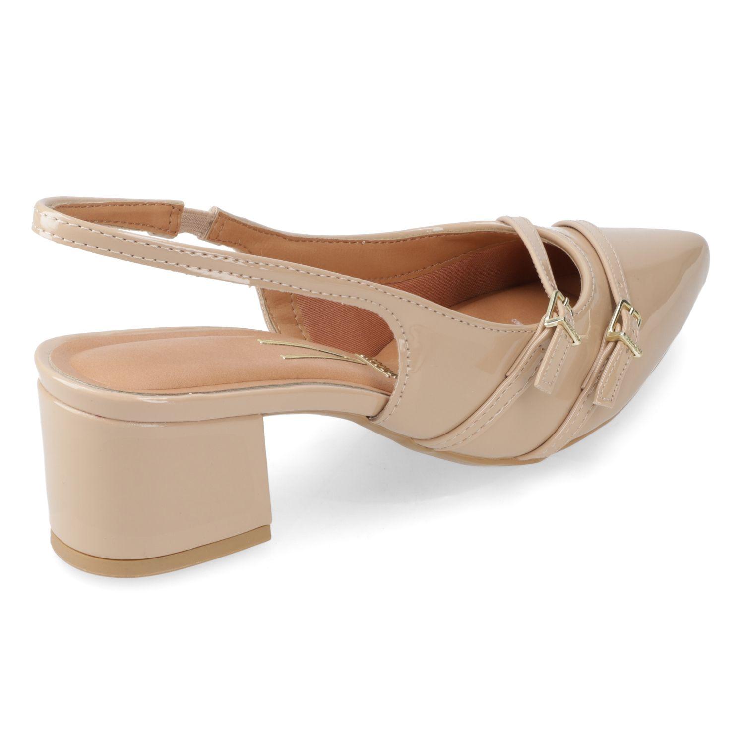 Zapato Taco Vizzano Beige Taco 5 Cm-3