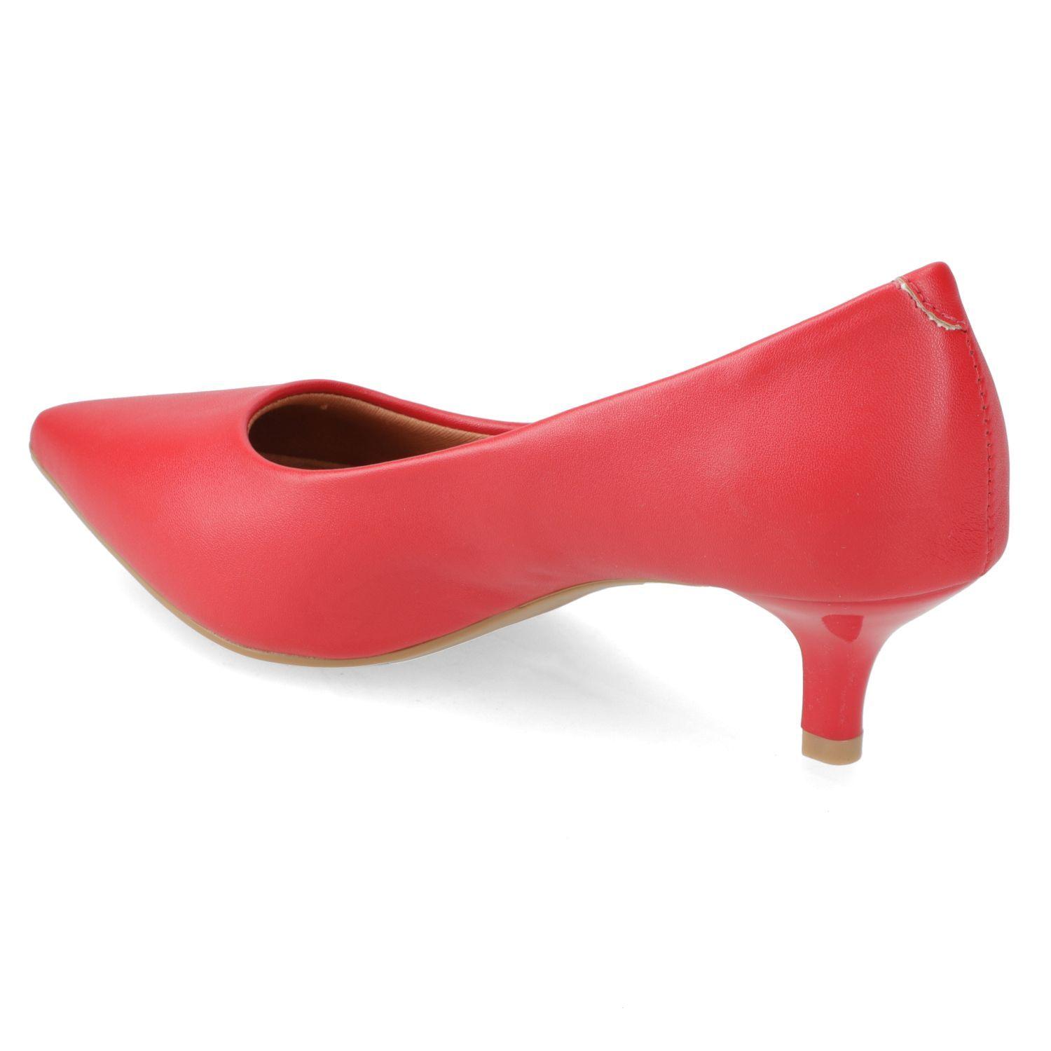 Zapato Mujer Taco Aguja Stiletto Rojo 1122-828- Vizzano-3
