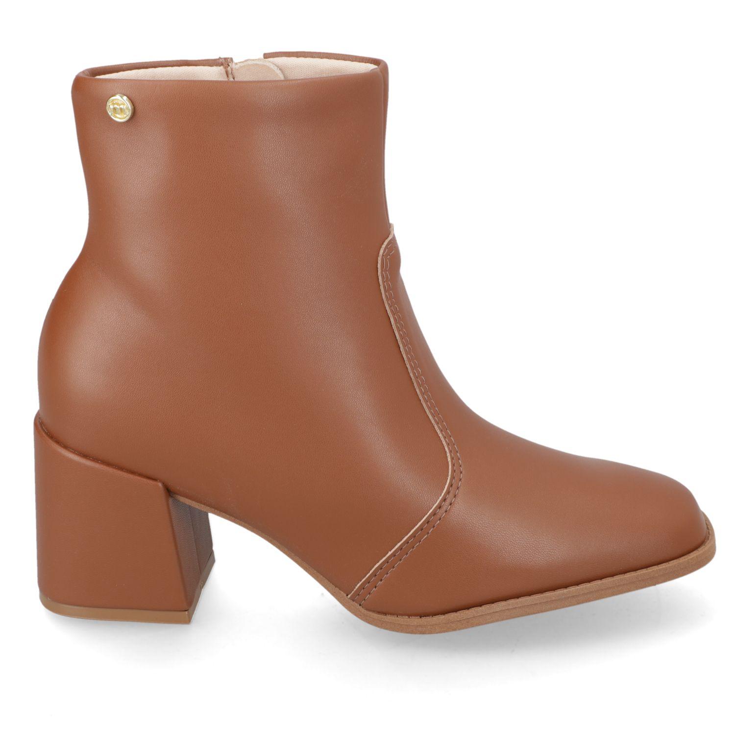 Botin Mujer Moleca  Café-1