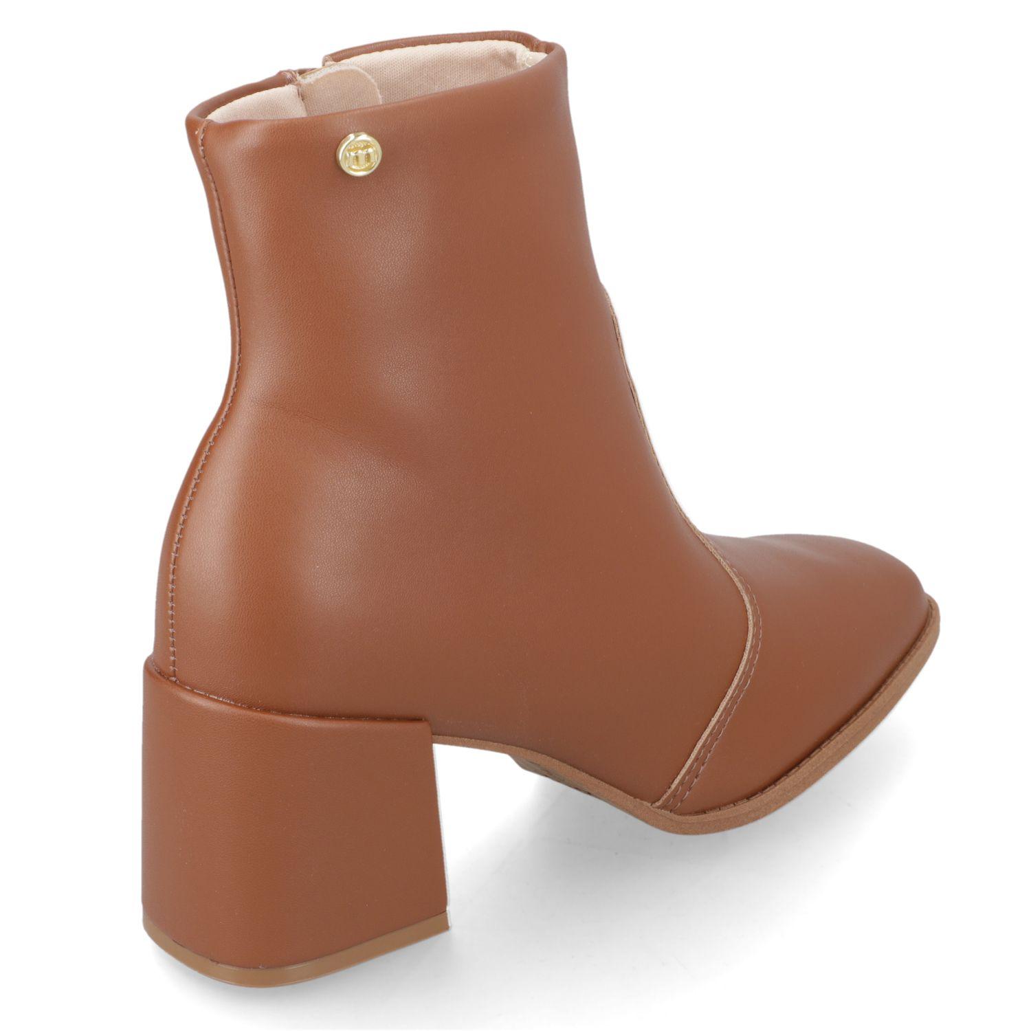 Botin Mujer Moleca  Café-4