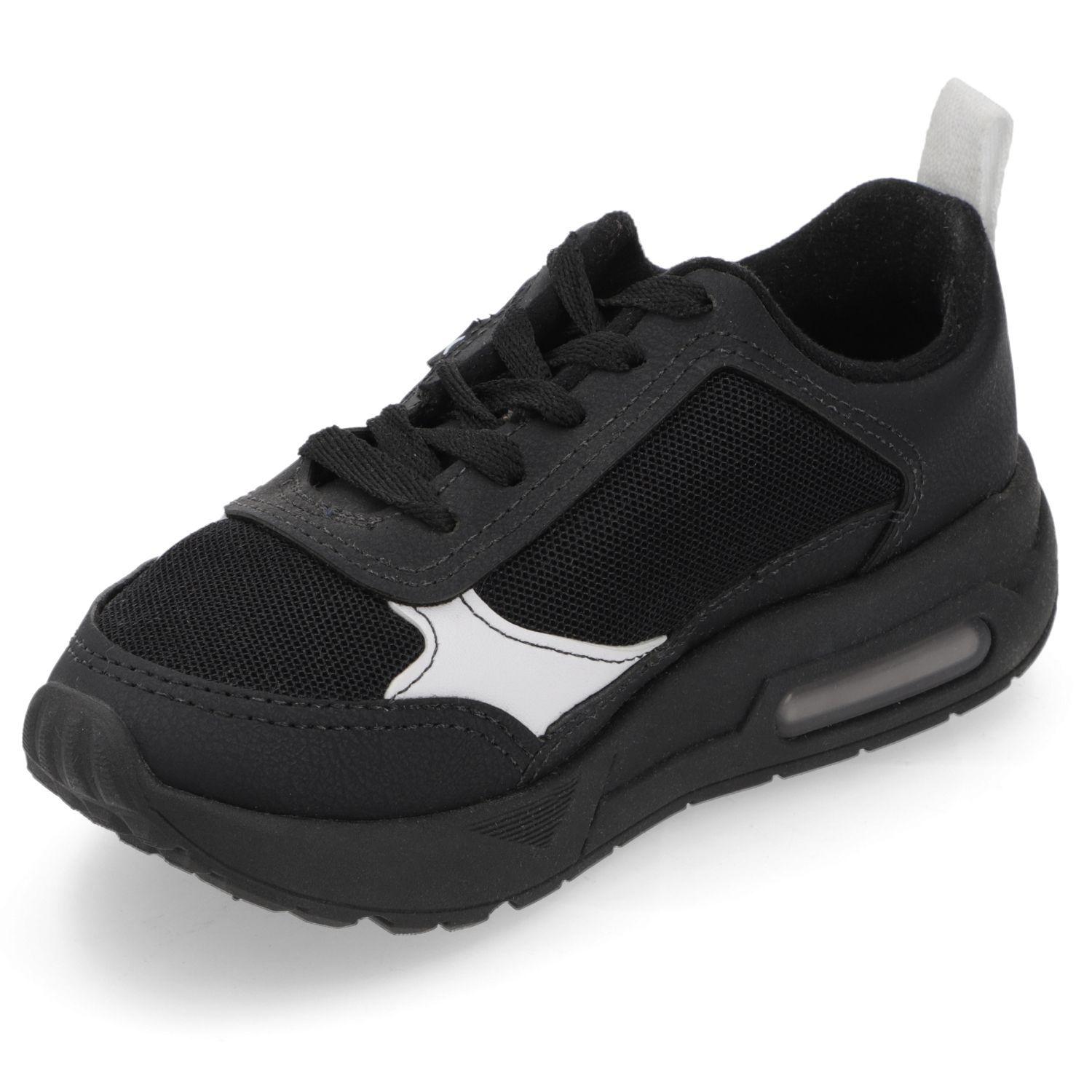Zapatilla Urbana Niño Negra con Detalle Molekinho-2