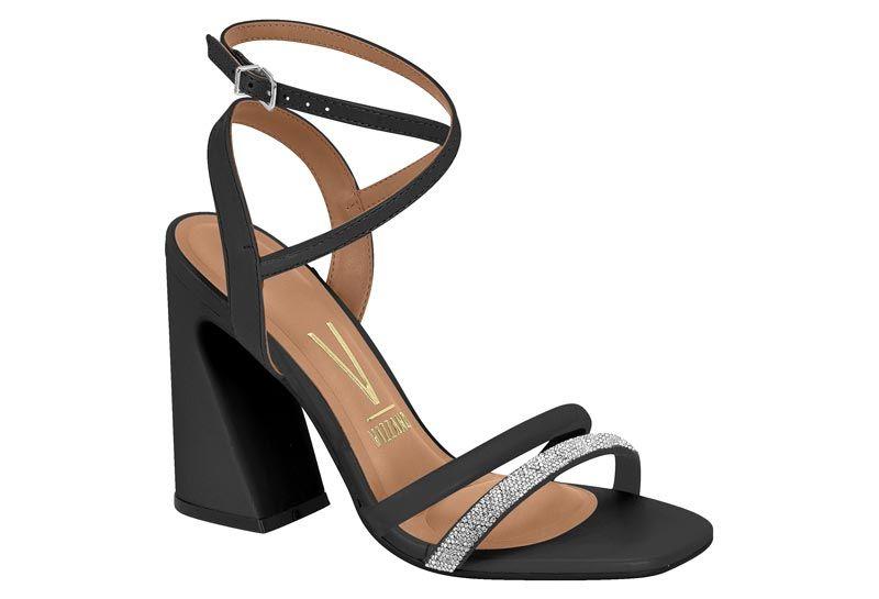 Sandalia Taco Vizzano Negro 13743-0