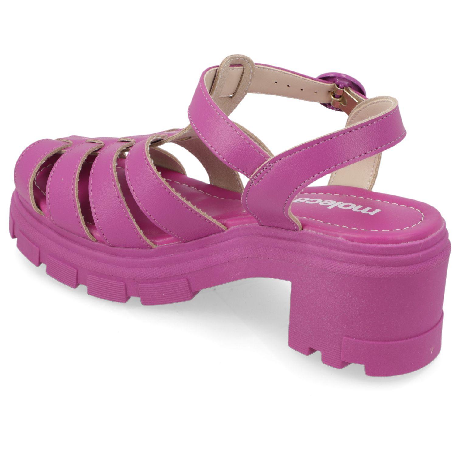 Sandalia Taco Moleca Morado 10909-3