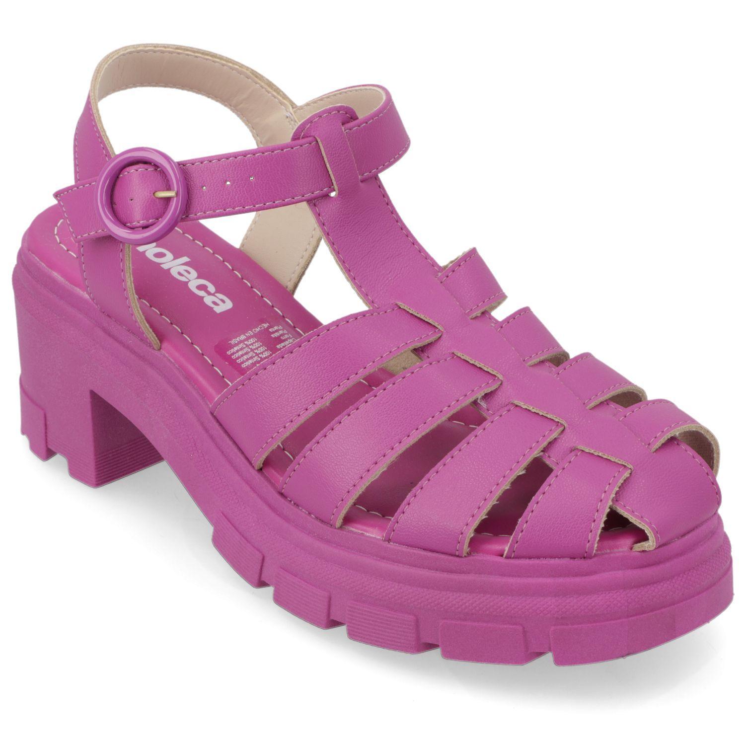 Sandalia Taco Moleca Morado 10909-0