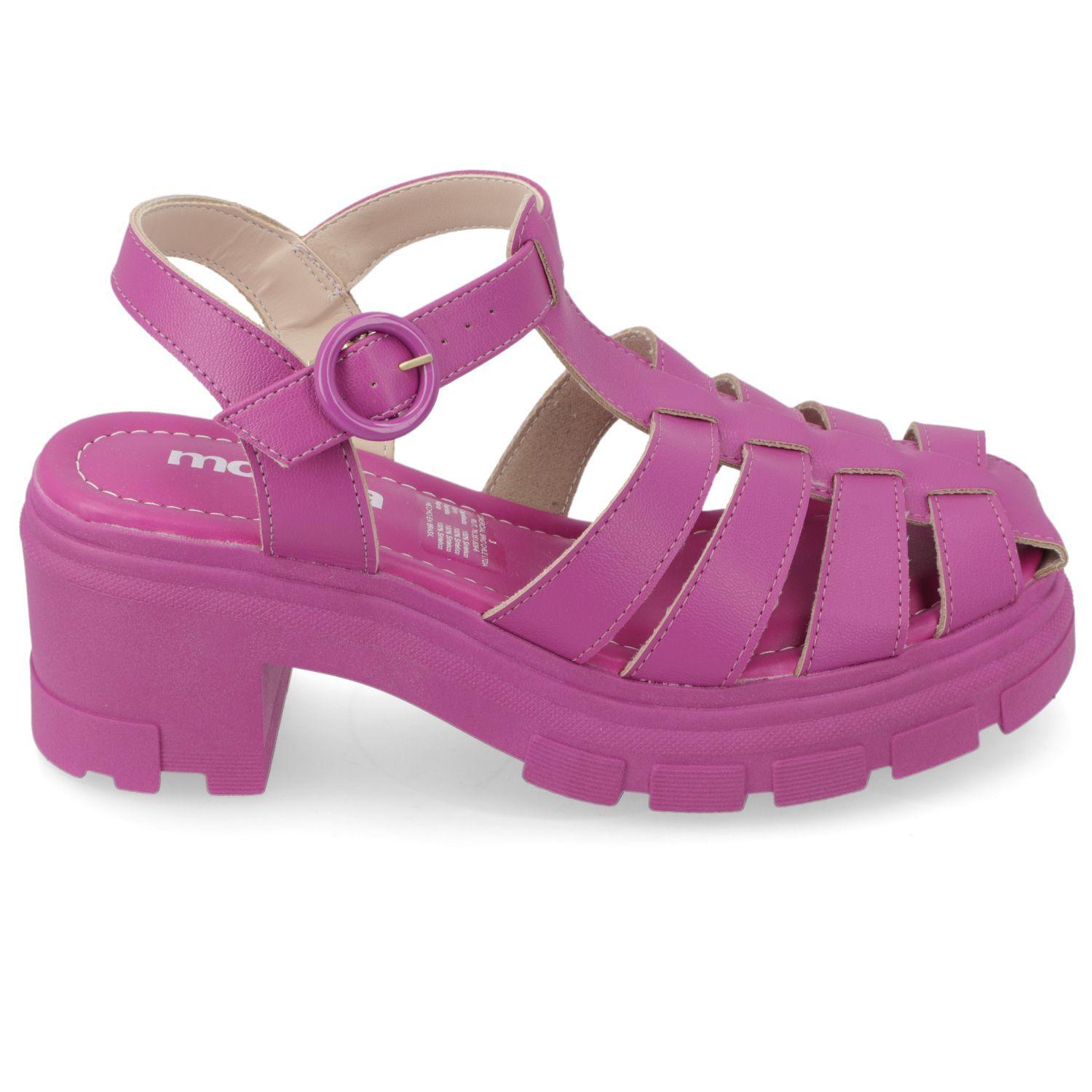 Sandalia Taco Moleca Morado 10909-1