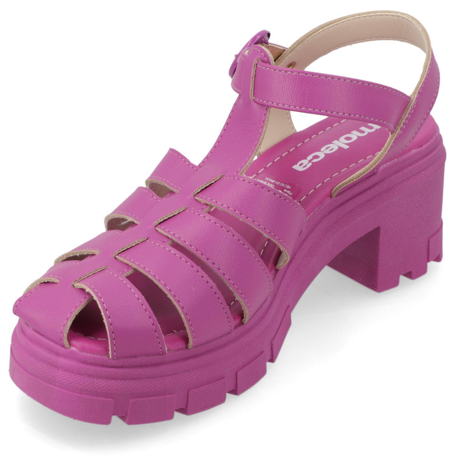 Sandalia Taco Moleca Morado 10909-2