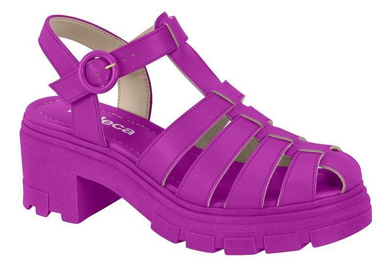 Sandalia Taco Moleca Morado 10909-6