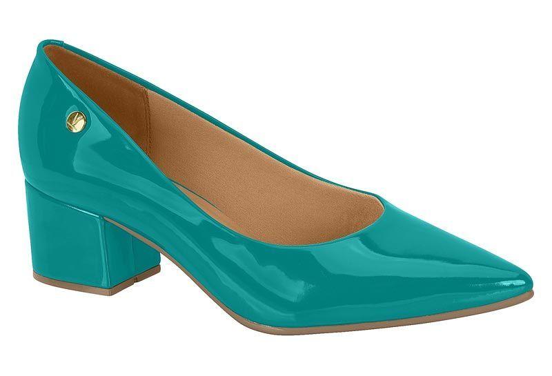 Zapato Mujer Taco Cuadrado Verde 1220-315- Vizzano-0