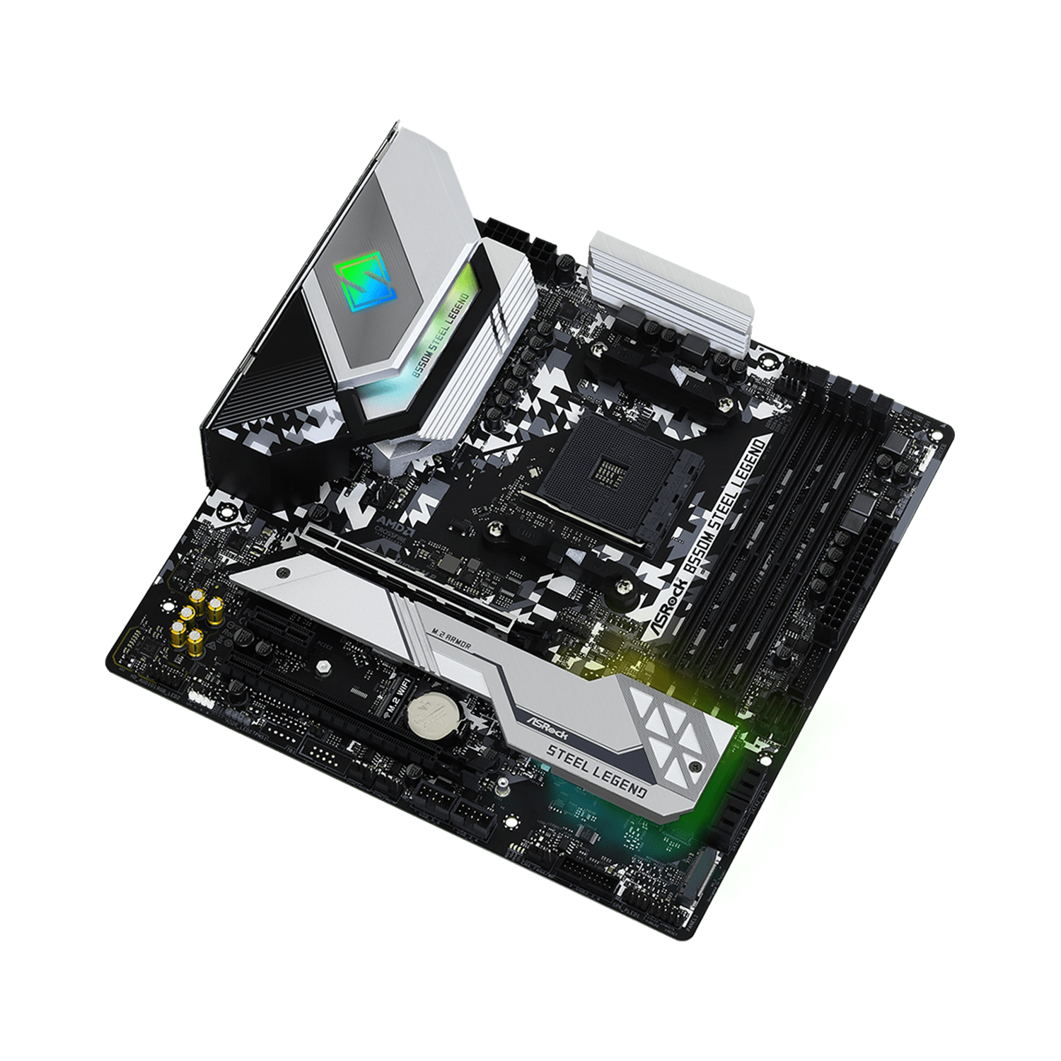 Placa Madre ASROCK B550M Steel Legend AM4 AMD-2
