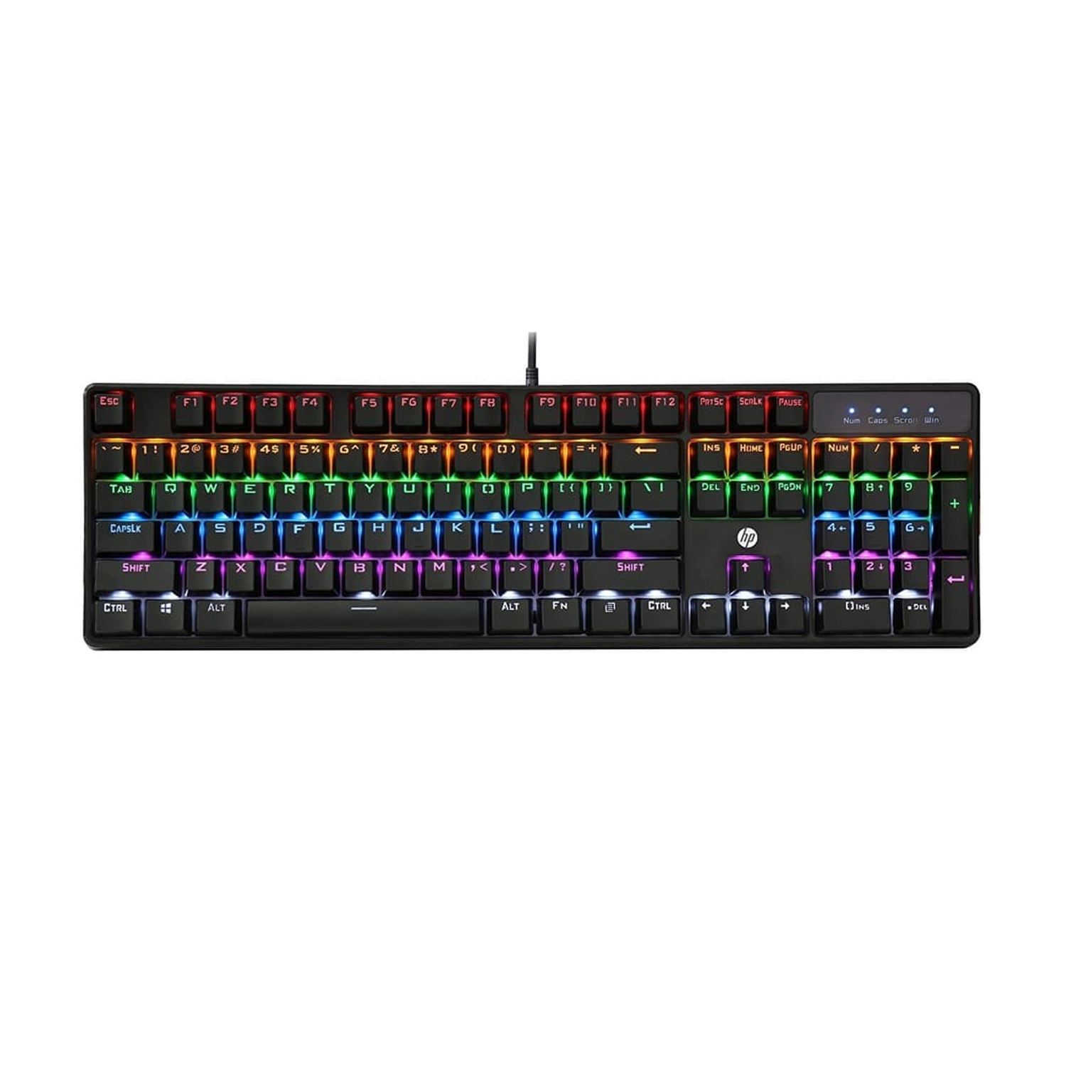 Teclado Gamer HP GK320 RGB Mecánico USB-0