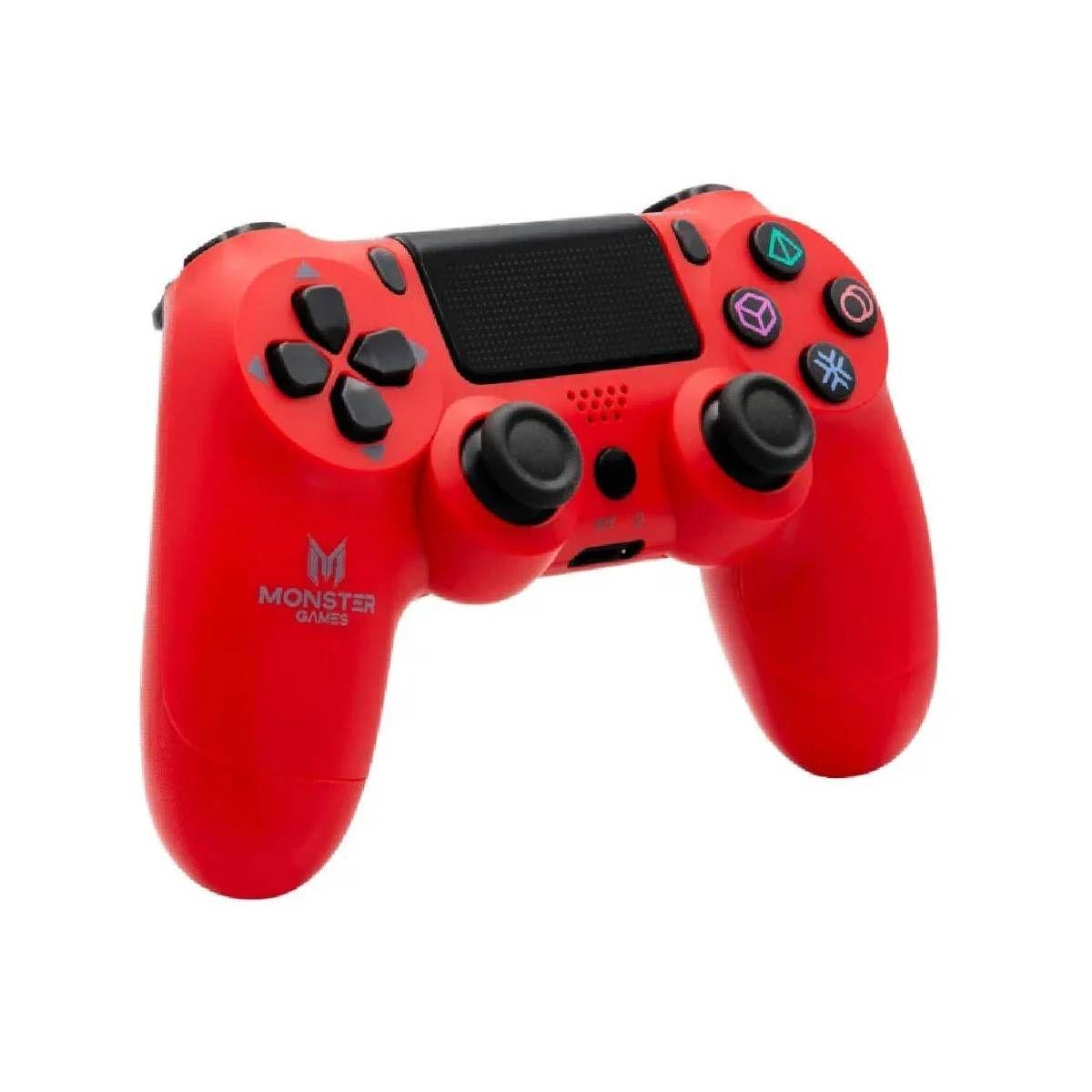 Control Joystick Inalámbrico Monster Games ROJO-0