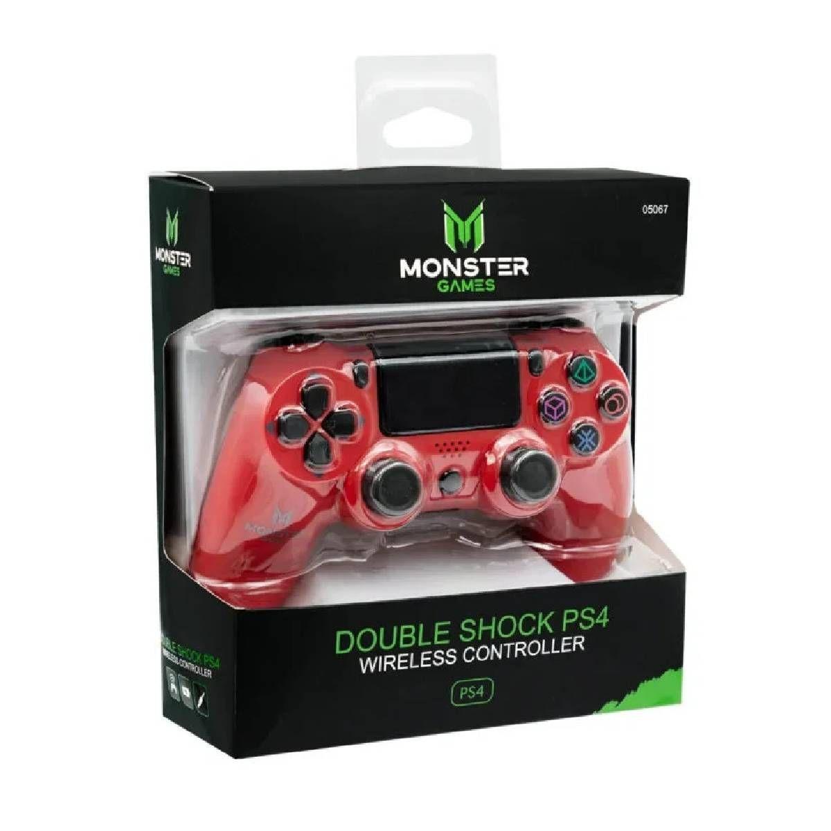Control Joystick Inalámbrico Monster Games ROJO-3